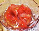 冷たくさっぱり！材料3つ！トマトの酢漬け作り方4写真