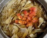 舞茸とあったか素麺の卵とじ♪作り方4写真
