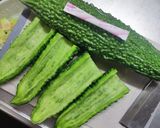 牛肉とゴーヤの甘辛ヨシダソース炒め作り方1写真
