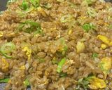 麺無し♫ホットプレートで〆のそばメシ風作り方4写真