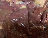 鶏レバーの生姜煮作り方1写真