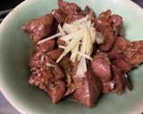 鶏レバーの生姜煮作り方6写真
