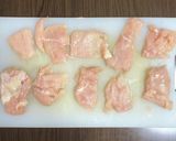 鶏胸しそチーズの甘味噌炒め作り方2写真