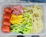 夏の冷やし中華弁当作り方4写真