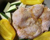 鶏もも肉のトリュフオイル香り蒸し焼き作り方2写真