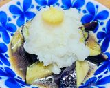 今日の副菜！茄子の揚げ浸しおろし添え作り方4写真