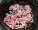 豚肉と小松菜のニンニク醤油炒め作り方3写真