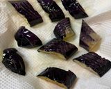 【簡単夕食】柔らか鶏胸肉とナスのたたき風作り方4写真