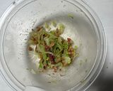 キャベツの納豆梅酢サラダ作り方3写真