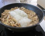 豚肉ときのこのみぞれ煮作り方5写真