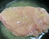 鶏胸肉で簡単蒸し鶏♪　ハーブチキン作り方2写真