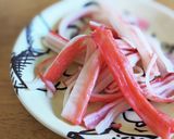 チーズとカニカマのおにぎり作り方1写真