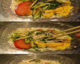 美味ドレきざみ青じそ&青ドレ三輪そうめん作り方2写真