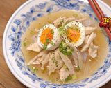 蒸し鶏としらたきの鶏だし冷麺風作り方6写真