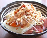 【ねぎラー油】 焼豚玉子飯作り方7写真