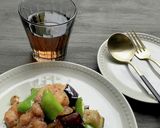 鶏ももと夏野菜のオイハニマスタード炒め作り方9写真