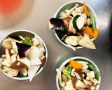 肉無豆腐簡単きな粉ピリ辛煮味野菜炒め作り方12写真