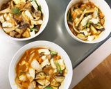 肉無豆腐簡単きな粉味噌カツ風味野菜炒め作り方16写真