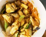肉無豆腐簡単きな粉味噌カツ風味野菜炒め作り方17写真
