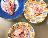 簡単ほんのり洋風豚こま大根青椒肉絲風作り方2写真