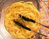 電子レンジで具なしカルボナーラ作り方4写真