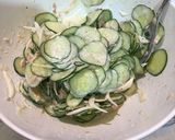 きゅうりとツナマヨのサラダ＋サラダうどん作り方8写真