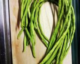ささげの生姜醤油和え作り方1写真