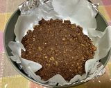 チョコ味ベースの簡単チーズケーキ作り方4写真