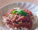 レンジ★ボロネーゼご飯★ブルグル★ランチ作り方5写真