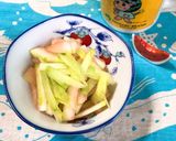 フライパン✙蓋➡スイカ皮食べる❣蒸し炒め作り方3写真