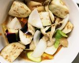 根菜茄子簡単トマトオイポン味温野菜サラダ作り方13写真