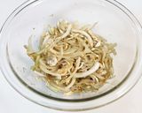 もやしと玉ねぎとささみの柚子ぽんサラダ作り方5写真