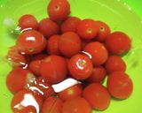 ミニトマトの蜂蜜リンゴ酢漬け作り方1写真