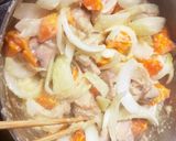小麦粉から作る、チキンのクリームシチュー作り方5写真