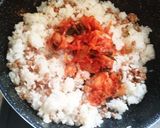 簡単納豆キムチチャーハン作り方4写真