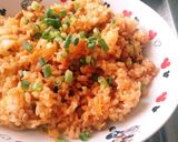 簡単納豆キムチチャーハン作り方7写真