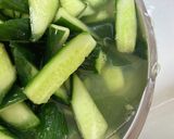 粉末うどんスープで作る簡単胡瓜の即席漬け作り方3写真