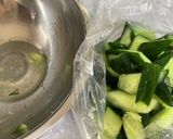 粉末うどんスープで作る簡単胡瓜の即席漬け作り方4写真
