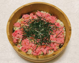 簡単・豪華♡マグロたたき（ネギとろ）寿司作り方24写真