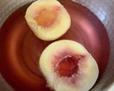 白桃の甘さ控えめコンポート♪作り方4写真