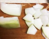 冬瓜とキクラゲのスープ作り方1写真