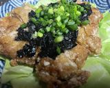 山賊焼の海苔ダレがけ作り方4写真