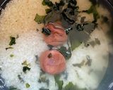 梅とわかめの炊き込みご飯作り方2写真