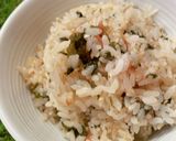 梅とわかめの炊き込みご飯作り方4写真