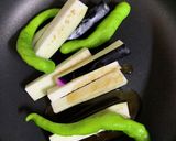 薬味たっぷり♪焼き茄子の冷やしたぬき蕎麦作り方3写真