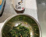 おかひじきのえびちりめん和え作り方2写真