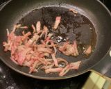 簡単　空芯菜ベーコン炒め作り方2写真