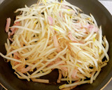 もやしとハムのからし和え作り方2写真
