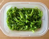 火を使わないレシピ　ピーマン千切り中華風作り方3写真