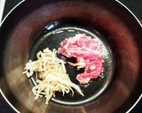切り干し大根と豚肉の具だくさん味噌汁作り方3写真